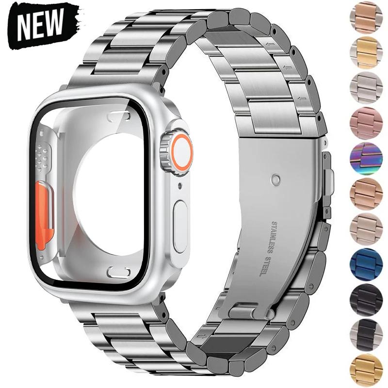  ġ θ ƿ Ʈ  ̽,  ׷̵ Ʈ 49mm TPU ̽, ݼ , ̿ġ ø 8 7 6 SE 5 4, 44mm, 45mm